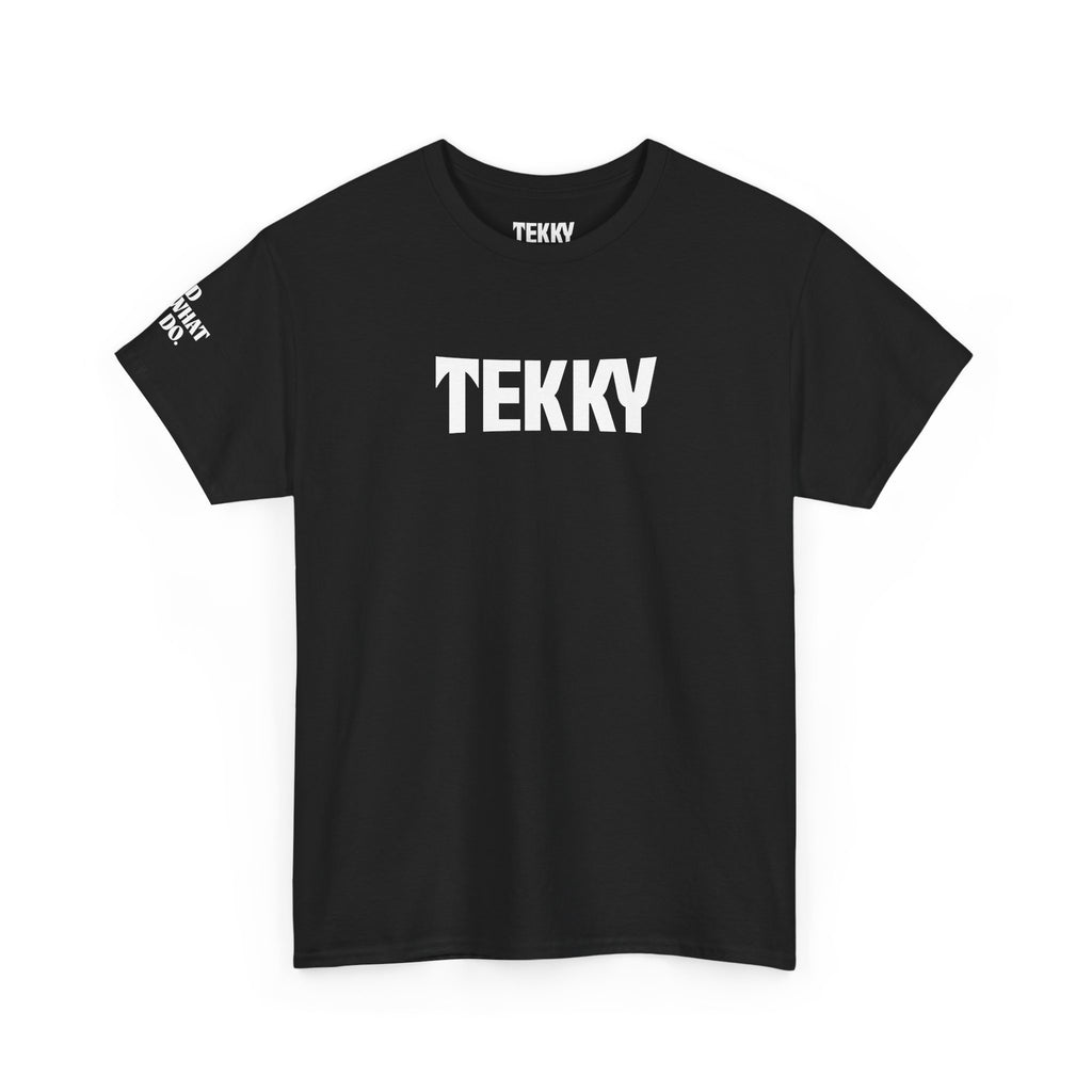 Embroidered Black Tee