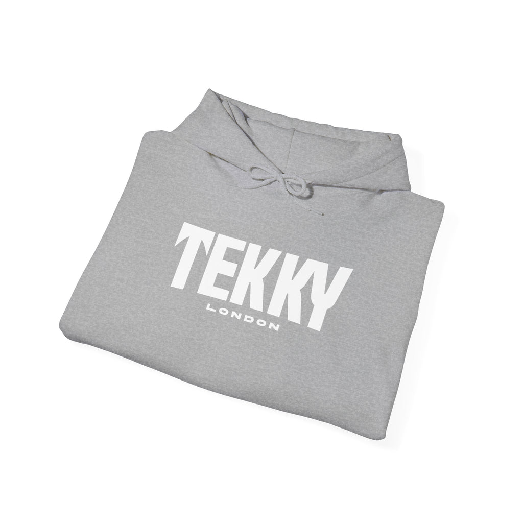 Embroidered Essentials Grey Hoodie