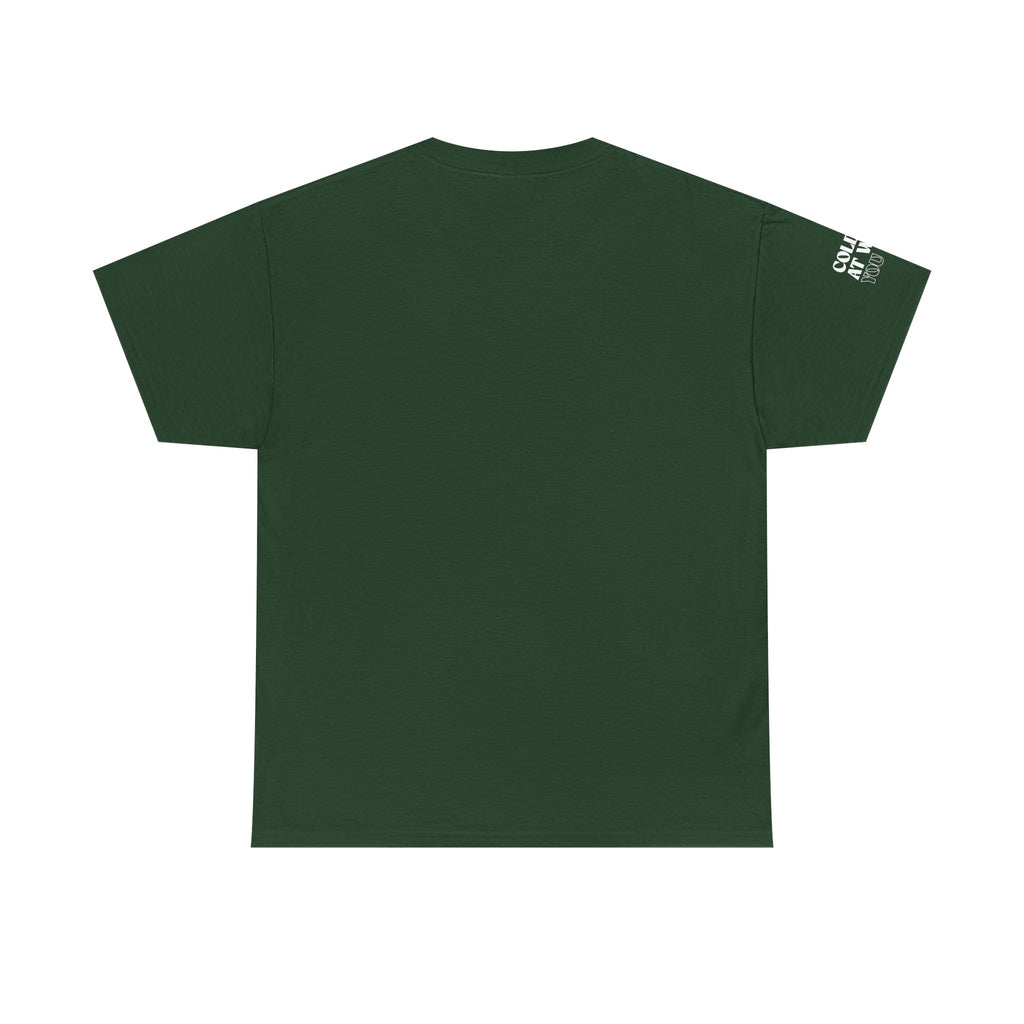 Embroidered Forest Green T Shirt