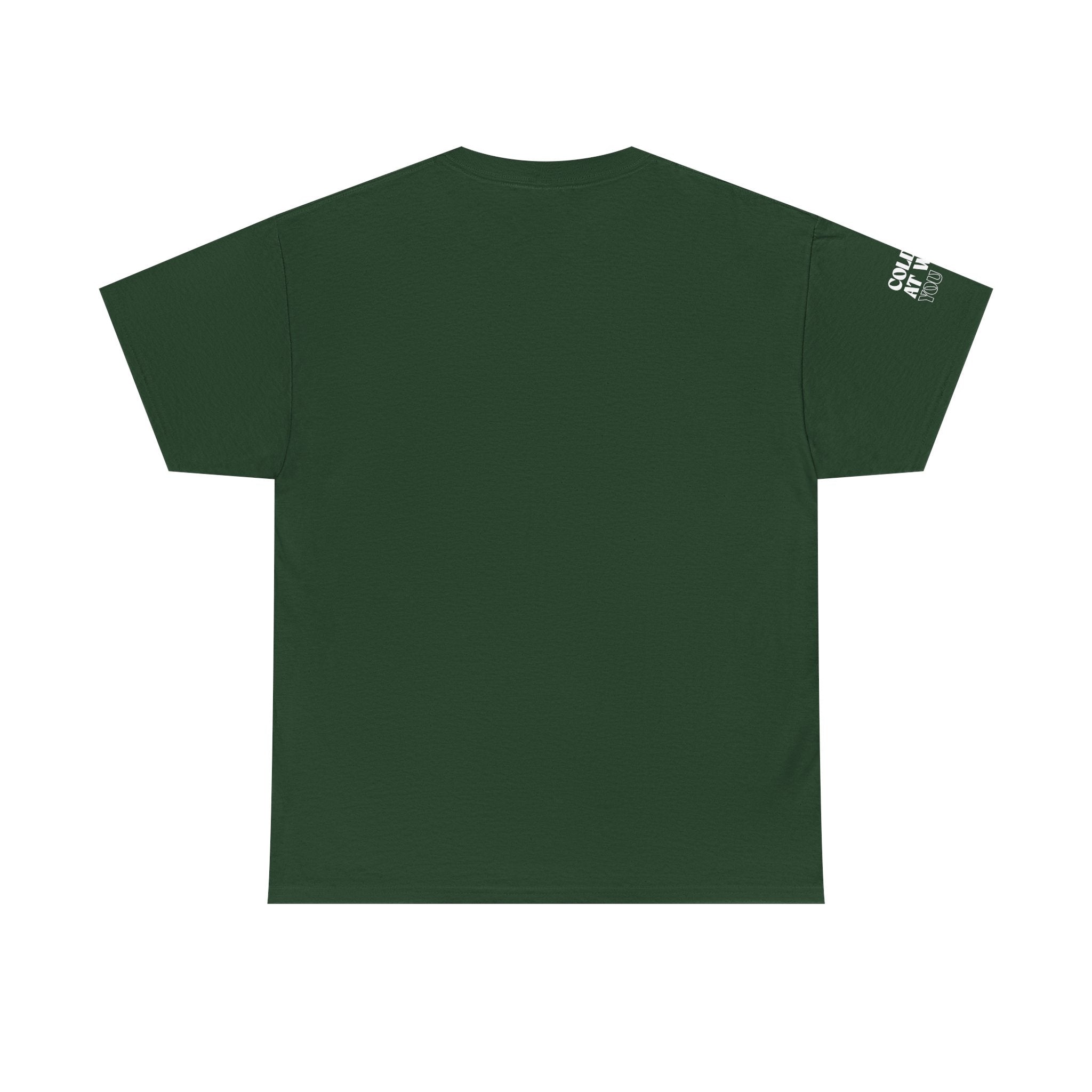 Embroidered Forest Green T Shirt