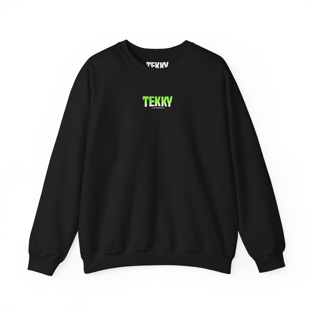 Sometimes It Gets Tekky Black Jumper