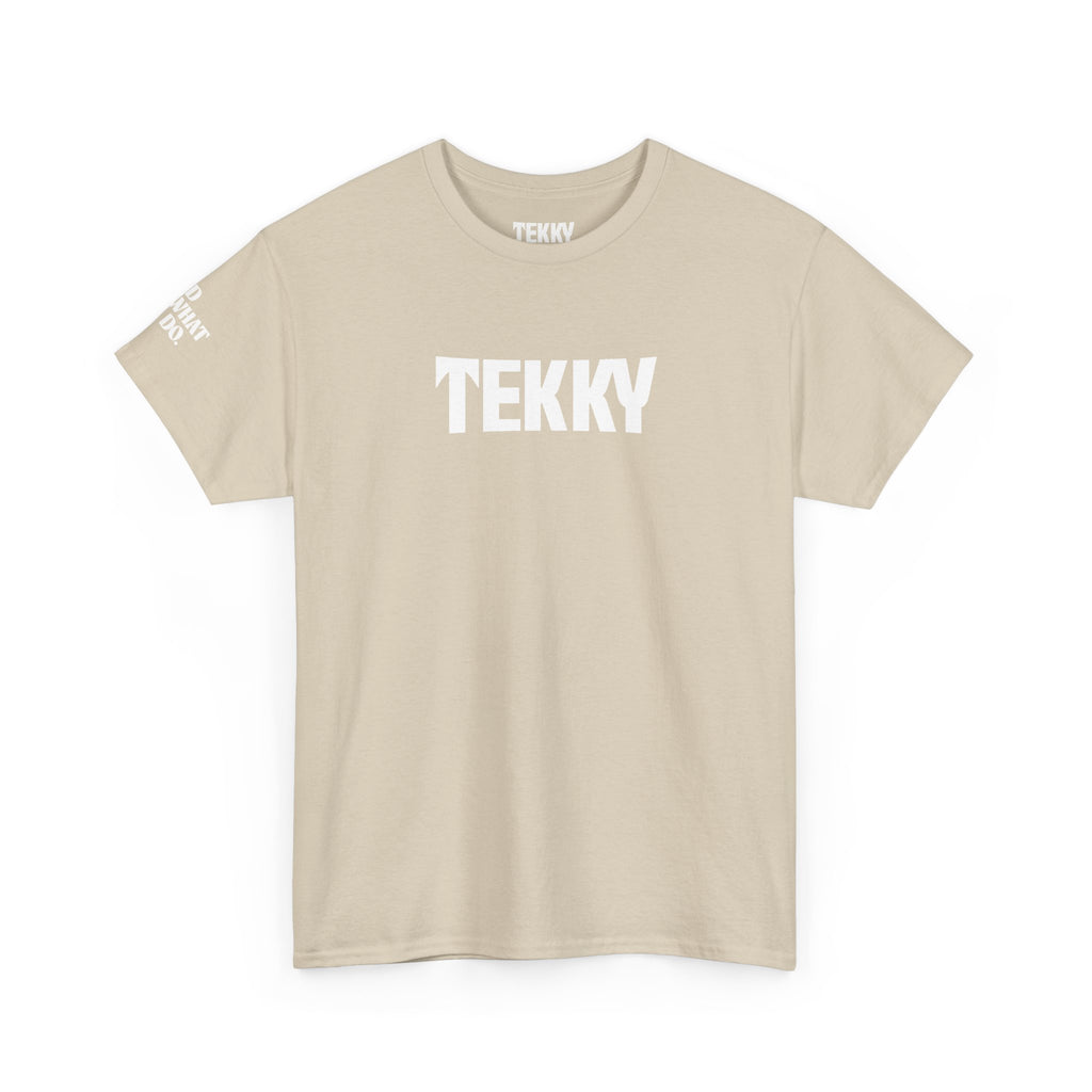 Embroidered Beige T Shirt