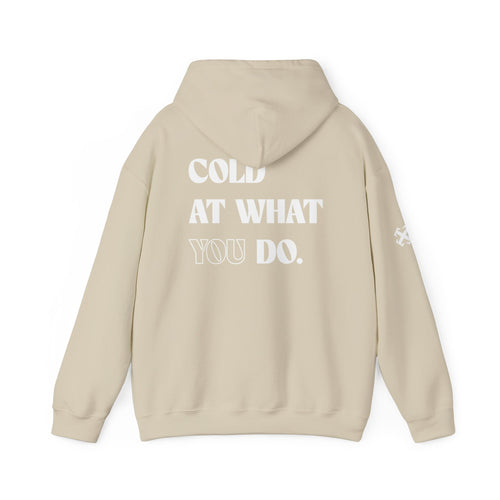 Embroidered Essentials Beige Hoodie
