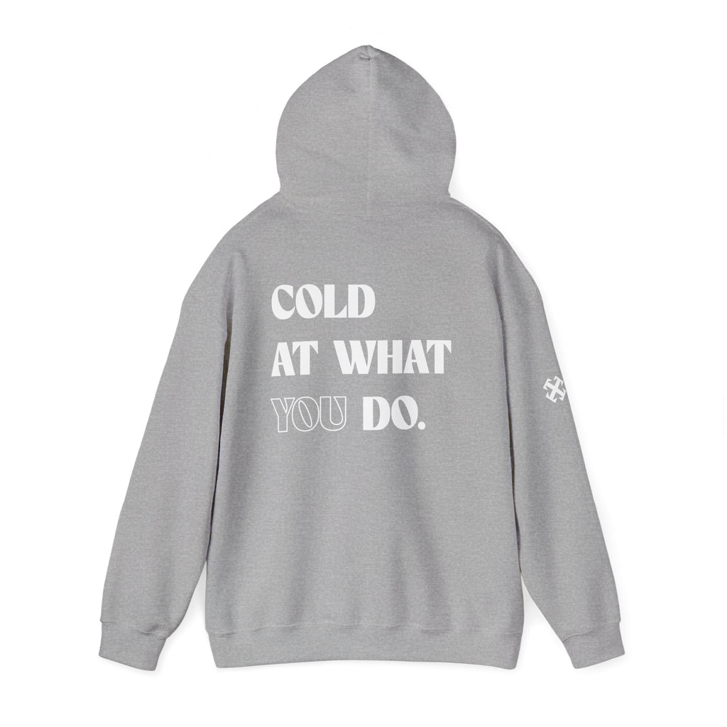 Embroidered Essentials Grey Hoodie