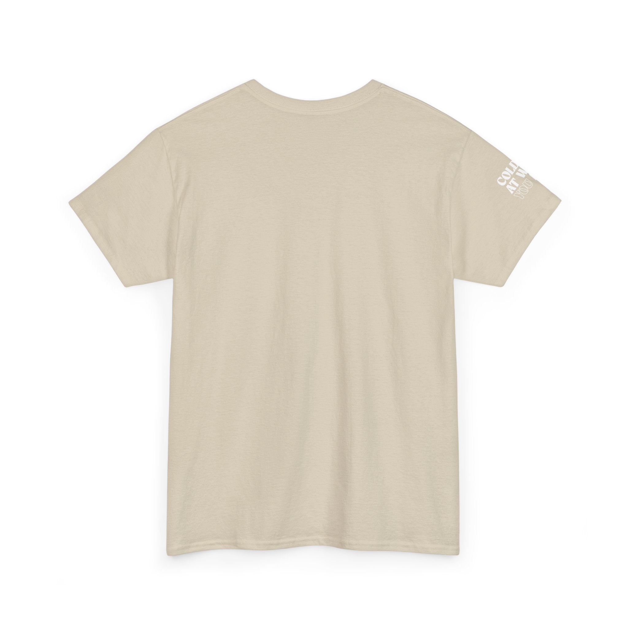 Embroidered Beige T Shirt