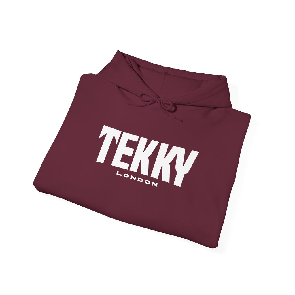 Embroidered Essentials Maroon Hoodie