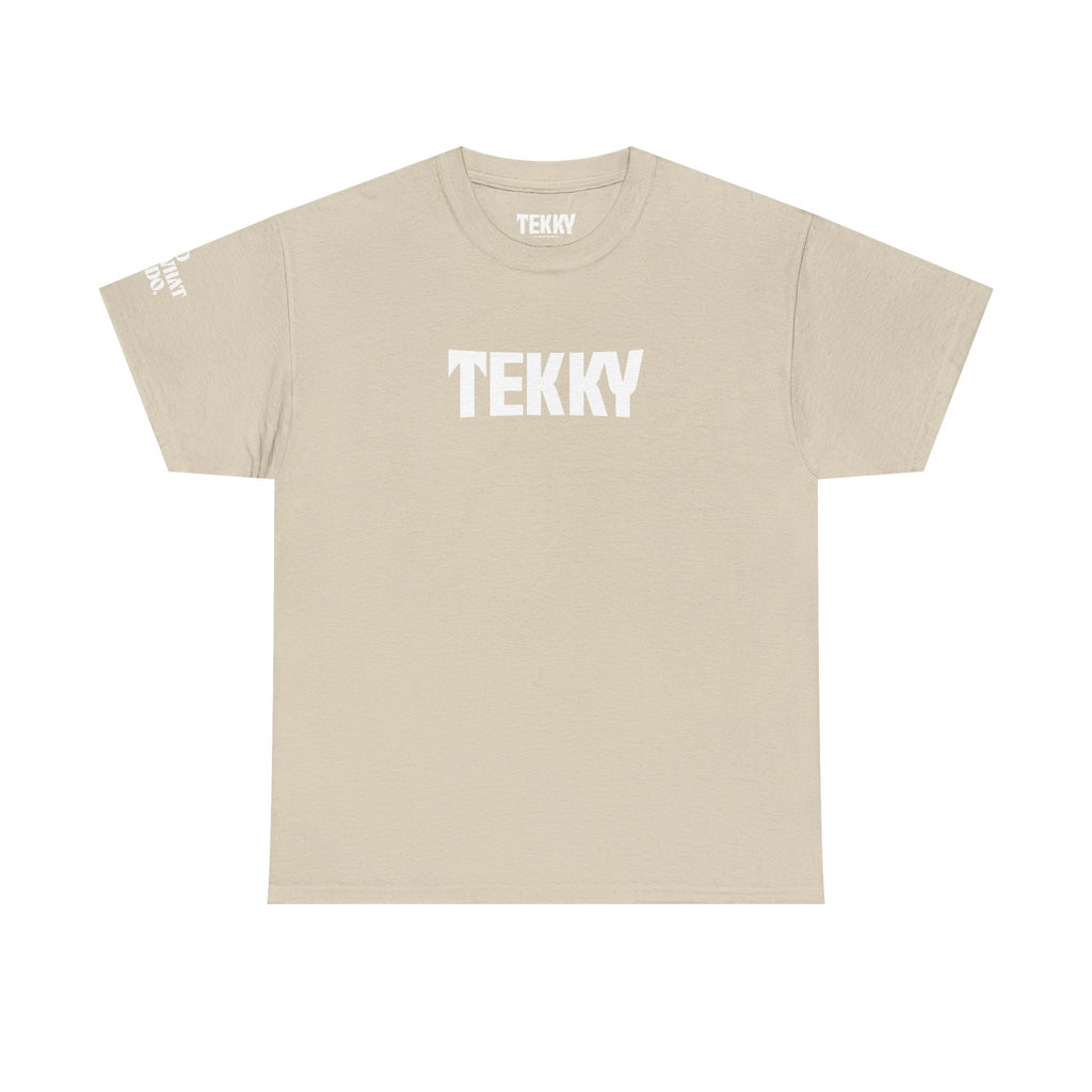 Embroidered Beige T Shirt