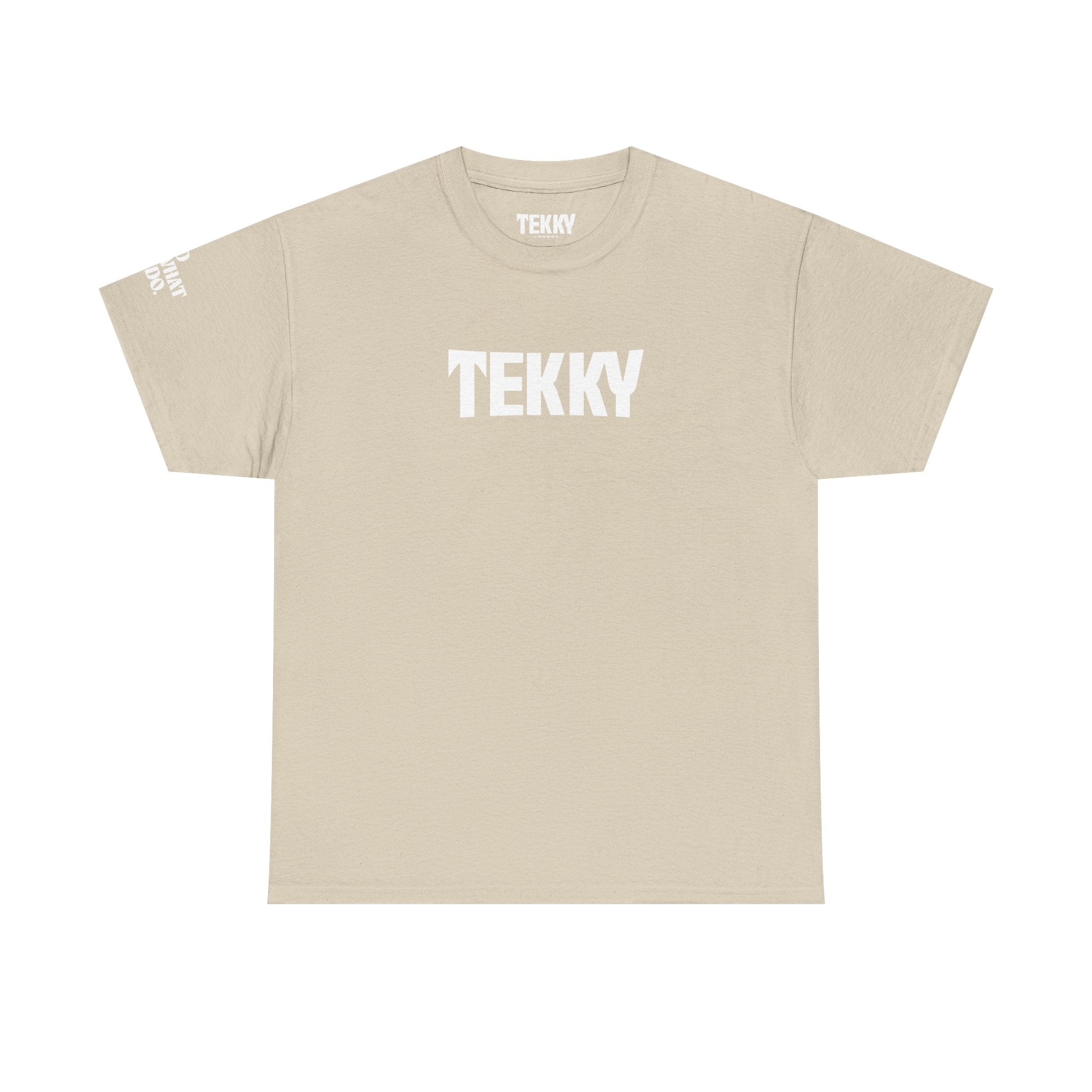 Embroidered Beige T Shirt