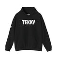 Embroidered Essentials Black Hoodie