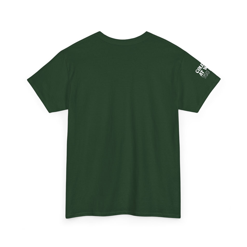 Embroidered Forest Green T Shirt