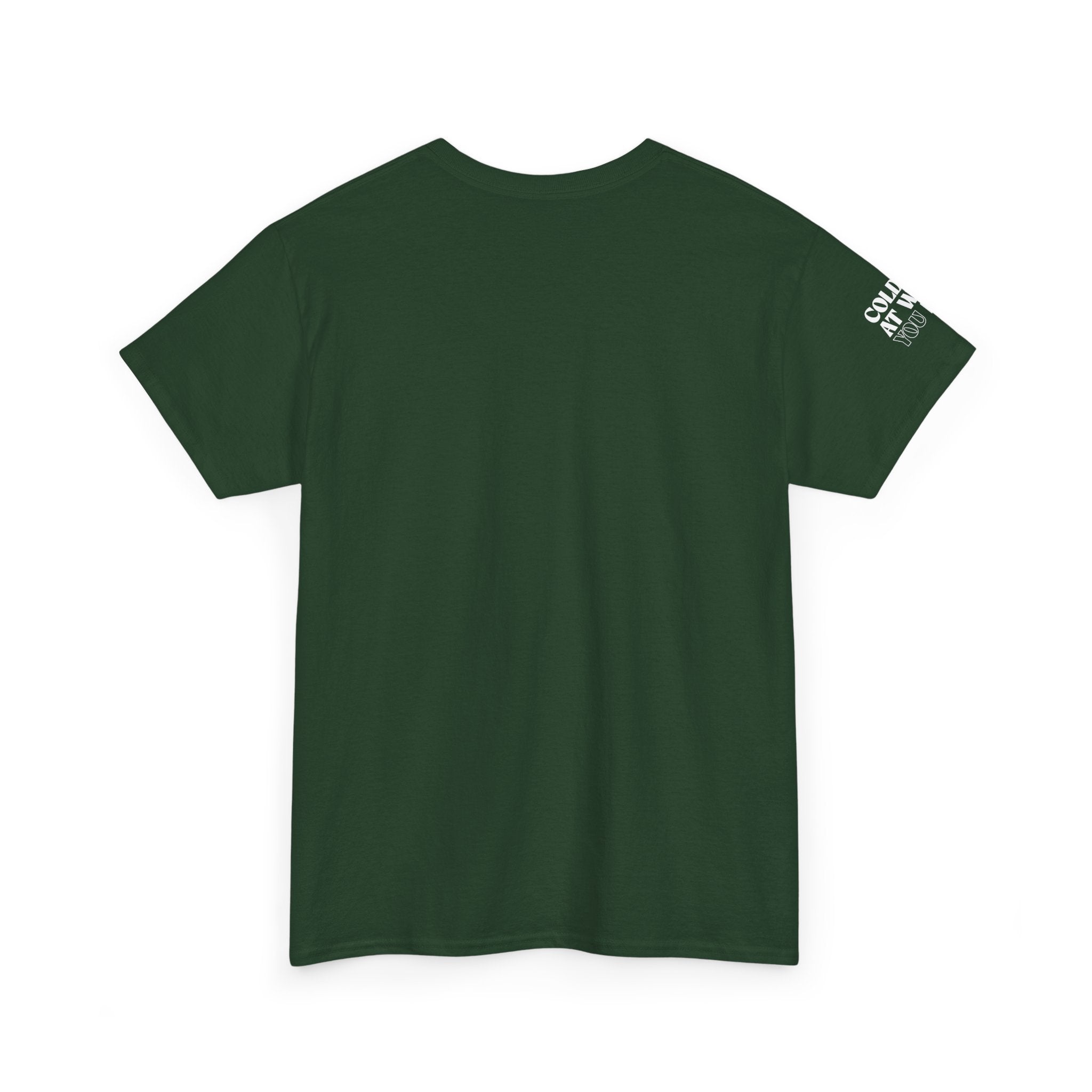 Embroidered Forest Green T Shirt