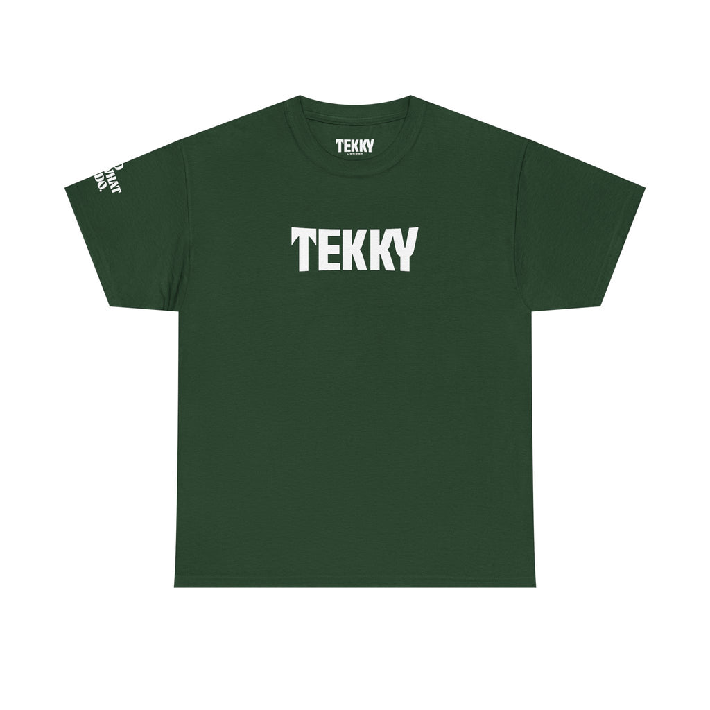Embroidered Forest Green T Shirt