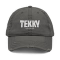 Tekky Charcoal Distressed Embroidered Cap