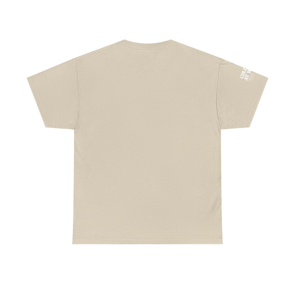 Embroidered Beige T Shirt