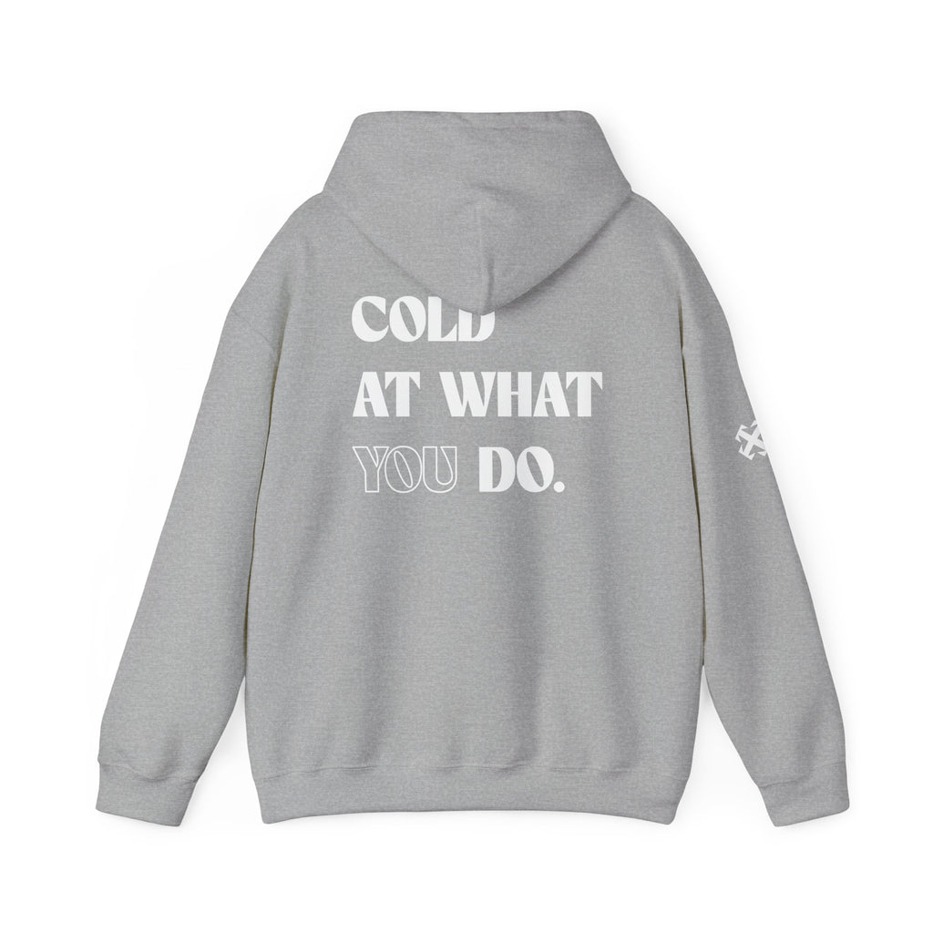 Embroidered Essentials Grey Hoodie