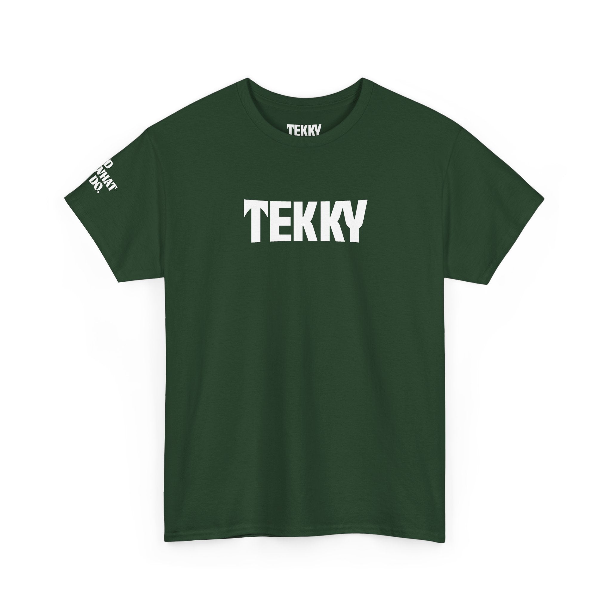 Embroidered Forest Green T Shirt