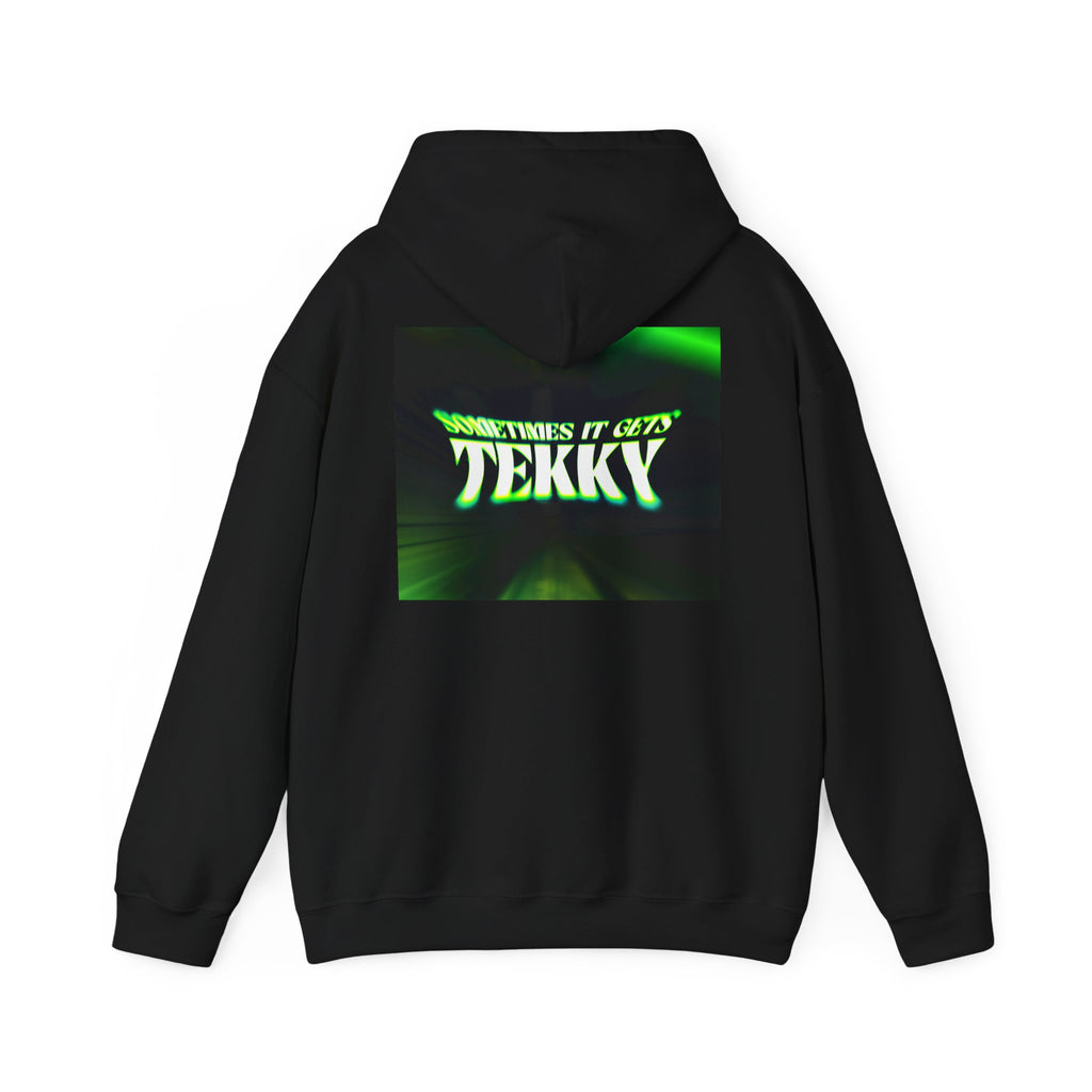 Sometimes It Gets Tekky Black Hoodie